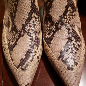 Zara Snakeskin Heels